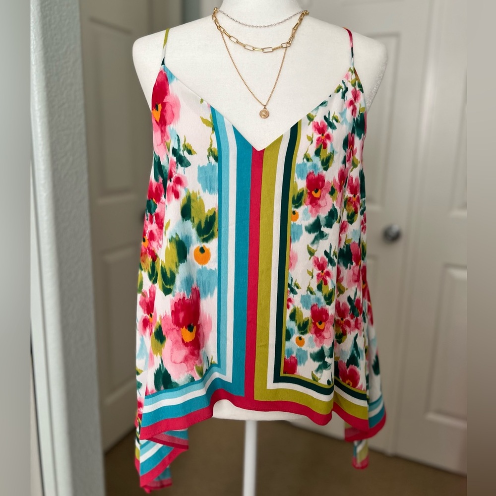 ZARA Silk Tank Top Size M